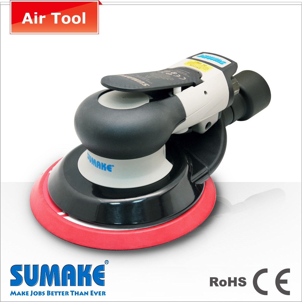 小物 ADSR BUKEM Air Body Random Orbital Palm Auto Sander Sanding Pneumatic